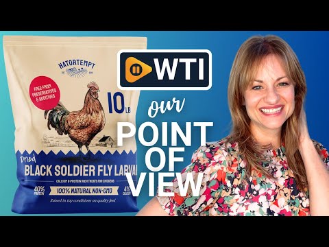 Dried Black Soldier Fly Larvae for Chickens 10LB – 100% Natural Non-GMO Bulk Chicken Feed – High Protein BSF Food with More Calcium Than Mealworms for Laying Hens - WTI product video review