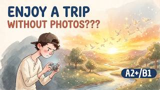 Can You Enjoy a Trip Without Taking Photos? | English Podcast for Intermediate Learners (A2–B1)