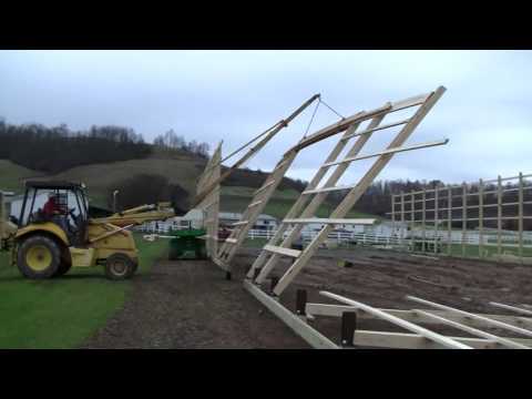 Morton Building wasting no time now getting it up