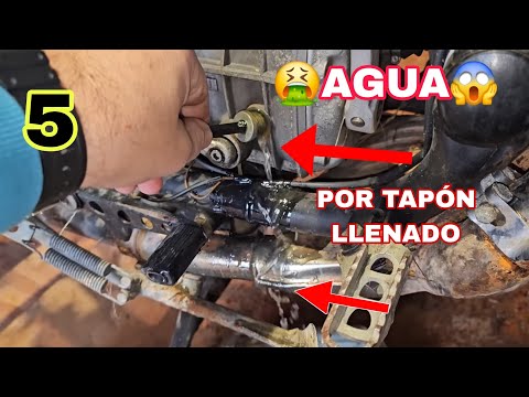 Ep.5 🤮Limpiar por Dentro MOTOR, Caja Cambios, Grupo Moto INUNDADA DANA😬 Ya tengo asiento original 💪🏻