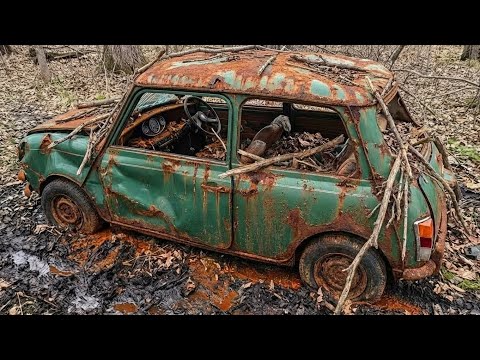 ASMR Car Restoration! Full Restoration of a British Leyland Mini 1000 from Total Disrepair to New