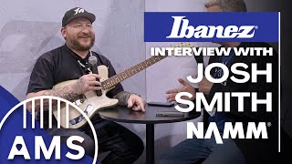 Video thumbnail for Josh Smith's NEW Signature Ibanez FLATV2 | NAMM 2025 by American Musical Supply