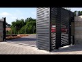 GALAXY Freitragendes Aluminium Schiebetor DL.4500 mm mit E Antrieb