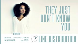 Little Mix ~ They Just Don&#39;t Know You ~ Line Distribution