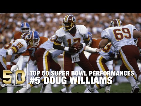 #5: Doug Williams Super Bowl XXII Highlights | Redskins vs. Broncos | Top 50 SB Performances