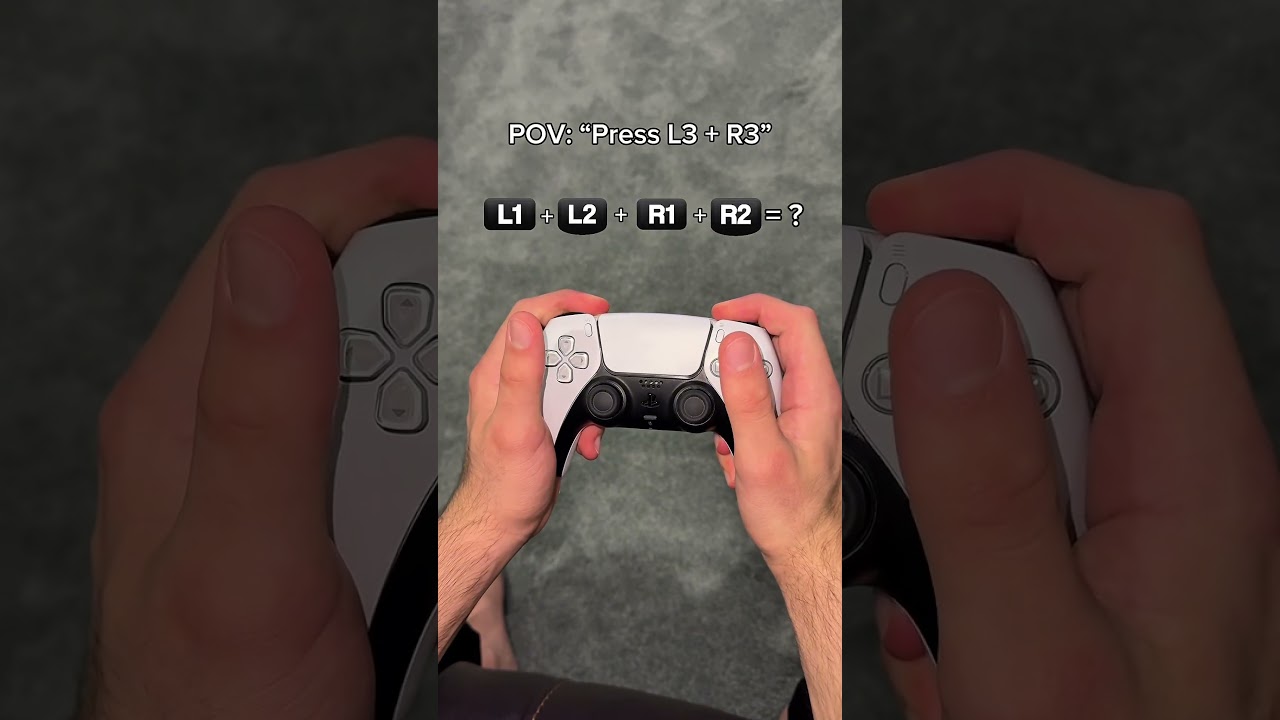 “Press L3 + R3”