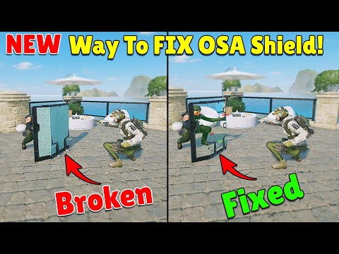 *NEW* Trick To Fix BROKEN Osa Shield! - Rainbow Six Siege High Calibre