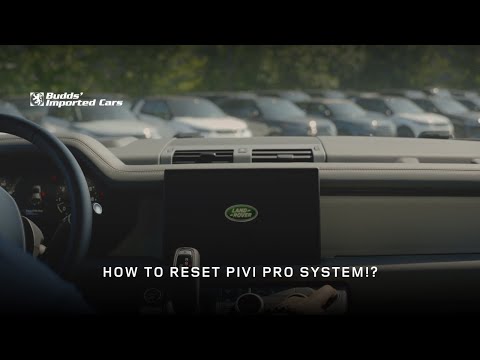 How To Reset the Pivi Pro System | Budds' Imported Cars.