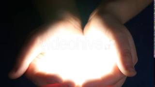 Boy Holding Light In Her Hands - Stock Footage | VideoHive 9868838