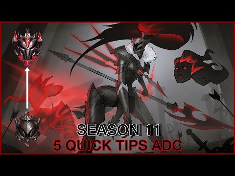 5 QUICK TIPS FOR KALISTA/ADC IN SEASON 11 AND 15+ KILLS GAME! *SHORT GUIDE* - League of Legends