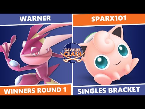 Cavalier Clash 4: Winners Round 1 - Warner (Greninja) Vs Sparx1o1 (Jigglypuff) SSBU Singles