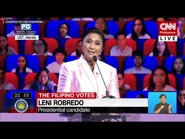 Leni ‘Minaj’ Robredo? VP drops ‘resibo’ of pandemic response in CNN PH debate