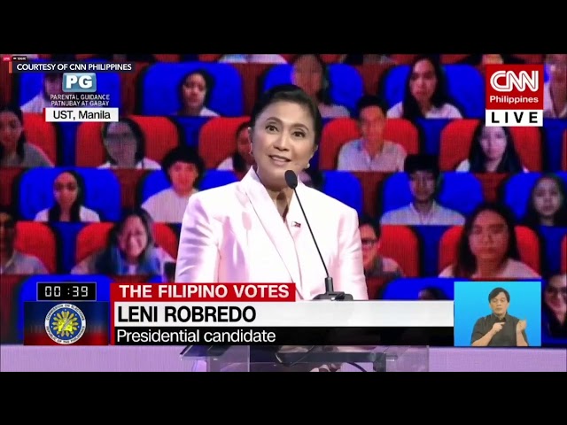 Leni ‘Minaj’ Robredo? VP drops ‘resibo’ of pandemic response in CNN PH debate