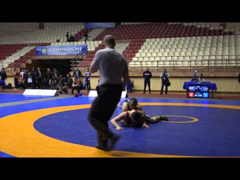 AWFCUP / Zaal Psuturi (GEO) - Ali Aminzade (AZE) FS cadets 100 kg bronze medal match