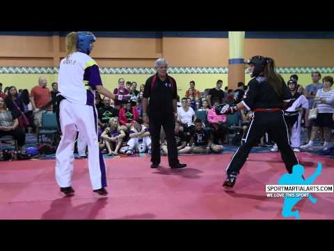 Raelynn Perkins v Isabelle Rousseau - Women's Sparring - US Open 2015