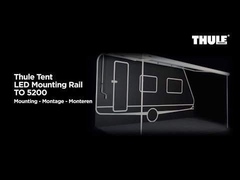 RV Awning Tents - Thule Tent LED Mounting Rail - Mounting