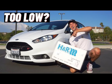 I FINALLY LOWERED MY FIESTA ST!