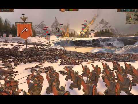 Norsca Met the FLAME! | Epic Dwarf Defense | Warhammer 3