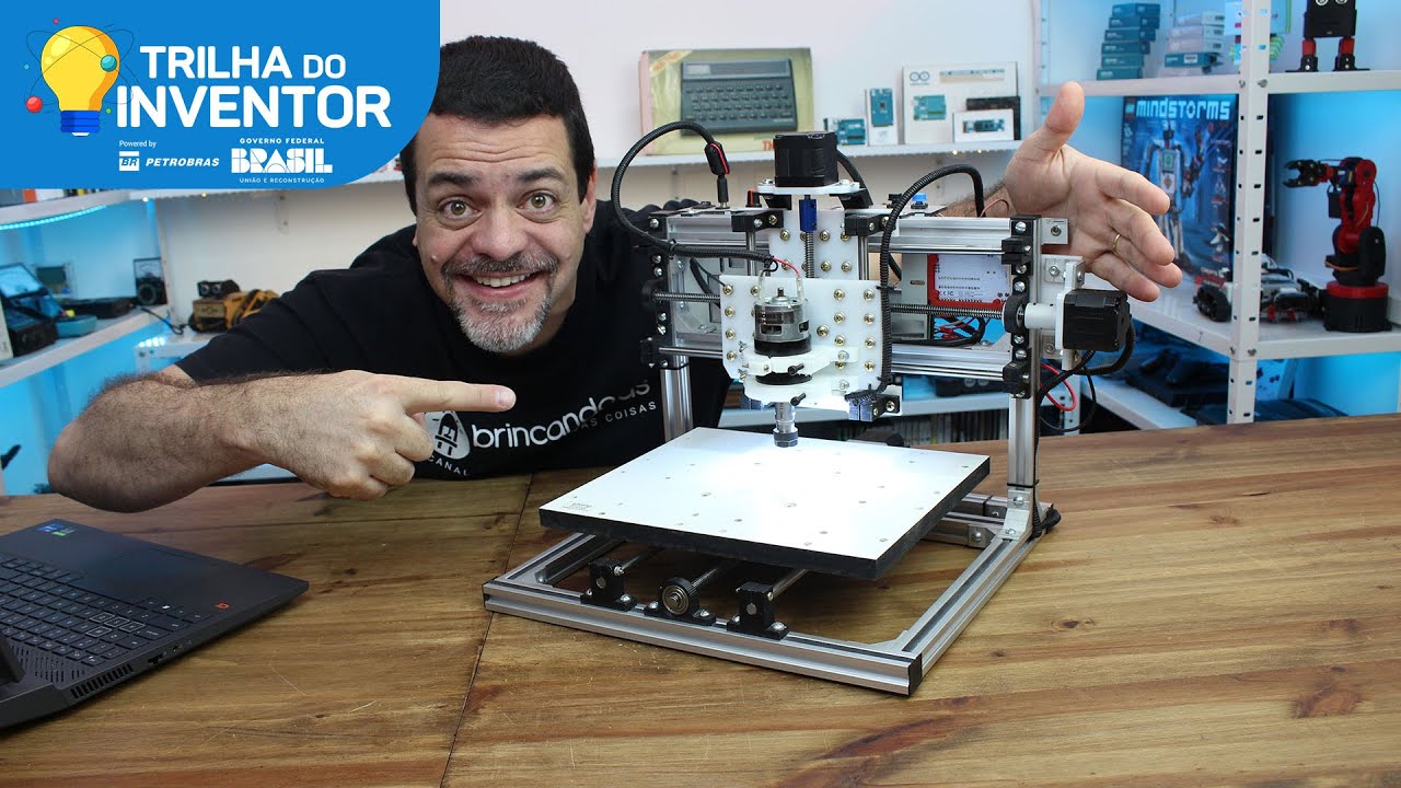 COMO FUNCIONA A CNC? DÁ PARA CRIAR UMA EM CASA?#TrilhadoInventor