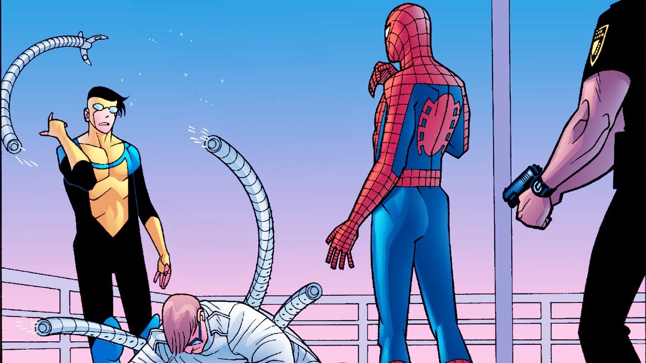 Invincible gets stuck in the Marvel Universe