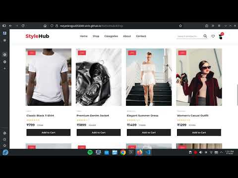 Task Demo - DAS002076 - StyleHub - Fashion & Apparel