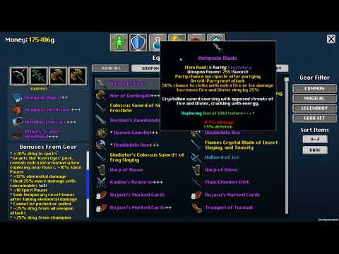 Tangledeep -  Nightmare Prince Boss Fight with FireBurst