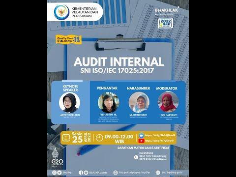 Quality Time BBP3KP #18: Audit Internal SNI ISO/IEC 17025:2017