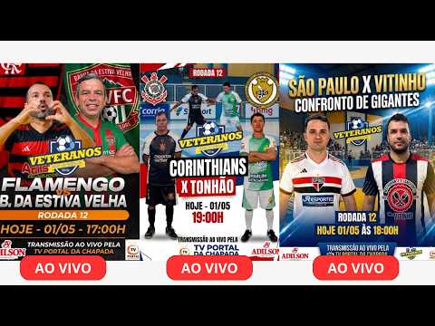 12ª RODADA CAMPEONATO DOS VETERANOS EDIÇÃO 2026 - BARRA DA ESTIVA - BAHIA