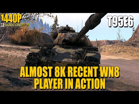 T95E6: 8.7k damage, 6 tanks destroyed - World of Tanks