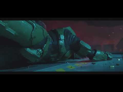 Master Chief gets hit in the head too hard