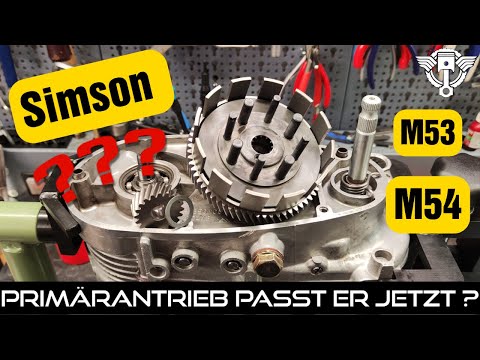 Simson Nachbau Primärantrieb für M53/M54 Motoren Passt er jetzt???Primary drive for M53/M54 Engines