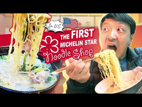 The ONLY Michelin Star NOODLES in America! KOREAN RAMEN