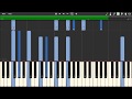 Extremely Loud and Incredibly Close - The Swings of Central Park (Synthesia Piano)