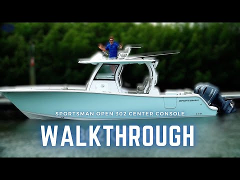 2026 Sportsman Open 302 Center Console Video