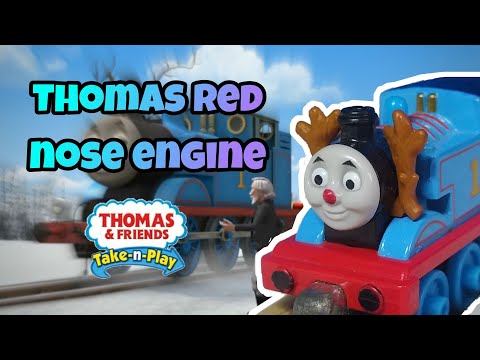 Mini Review Thomas red nosed engine// Feliz Navidad