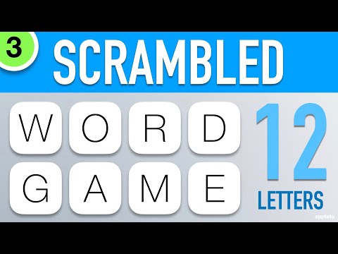 Scrambled Word Games Vol. 3 - Guess the Word Game (12 Letter Words)