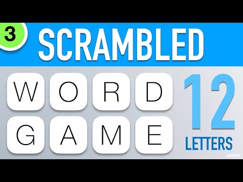 Scrambled Word Games Vol. 3 - Guess the Word Game (12 Letter Words)