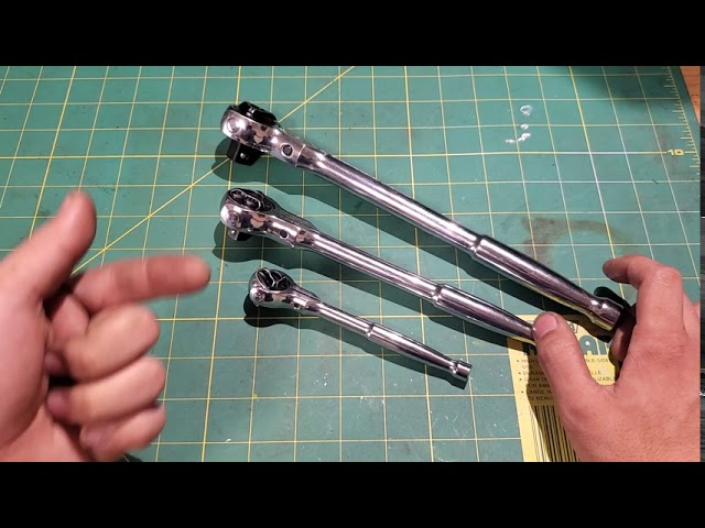 Youtube Video for Swivel Head Ratchet - 90 Tooth Round Head by KE BUILT IT