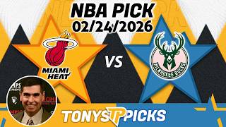 Miami Heat vs Milwaukee Bucks Pick 2/24/26 NBA Pick Prediction