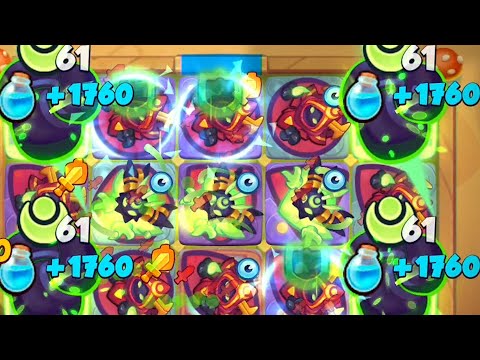 Cultist Max Critical 4,295% VS Bruiser Max Critical 5,324% Talent Check, PVP - Rush Royale Unique