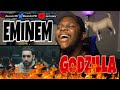 EMINEM IS A RAP GOD!!! Eminem - Godzilla ft. Juice WRLD (Dir. by @_ColeBennett_) | REACTION!!!! 🤯🔥