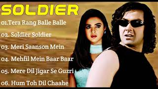 Soldier Movie All Songs||Bobby Deol||Pretty Zinta||musical world||MUSICAL WORLD||