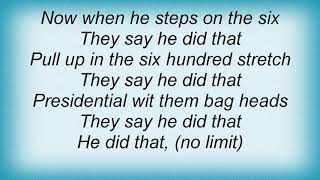 Silkk The Shocker - He Did That Lyrics