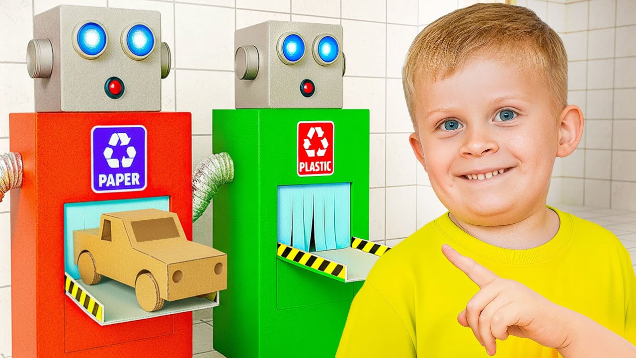 Kids Learn to Recycle and Make Toys!