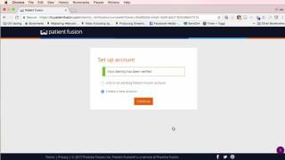 Patient Fusion Login Tutorial
