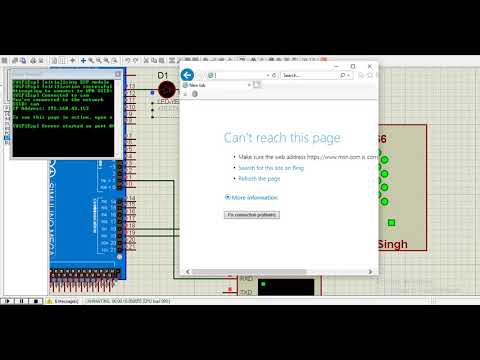 ESP8266 Arduino library simulation Proteus – IoT Geek