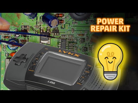 Every Atari Lynx MUST have this fixed! (RetroSix Power Repair Kit)