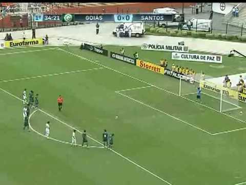 GOIAS 1X3 SANTOS BI-CAMPEÃO 25-01-2013 | GOLS FINAL DA COPA SÃO PAULO