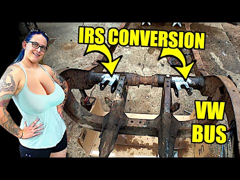 VW Bus Swing Axle to IRS Conversion  - 1967 VW Bus Frame Restore - 08