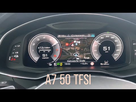 AUDI A7 C8 45/50/55/S7/RS7 acceleration-- 0~100 km/h